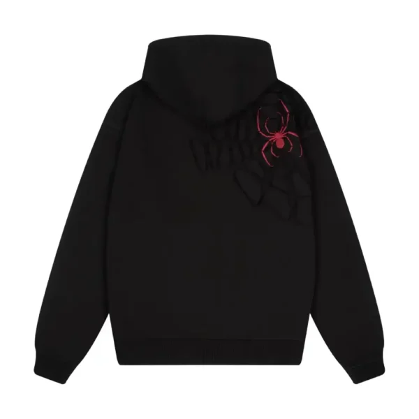 Spiderweb V2 Hoodie - Black