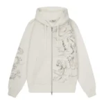 Yakuza Hoodie V3 ZIP Up - Off White